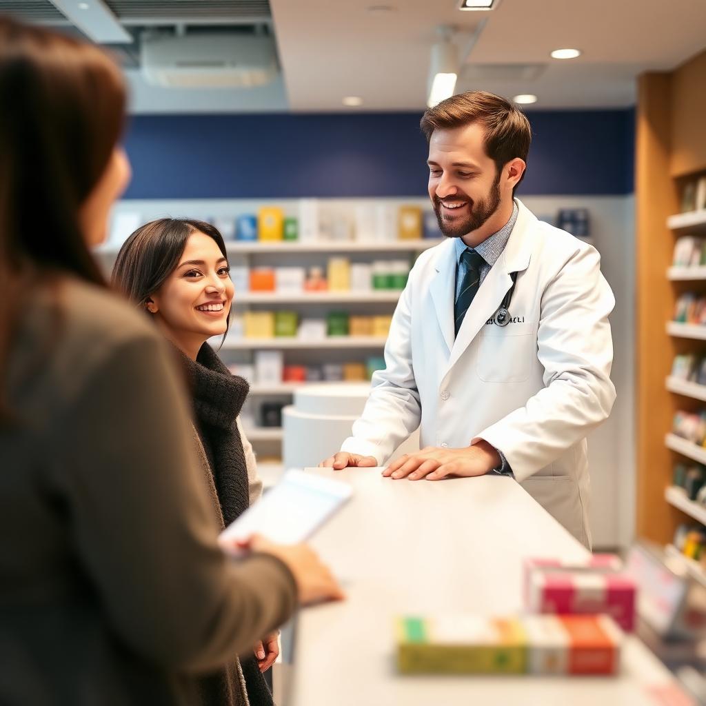 Atendimento farmacêutico da Master Farma